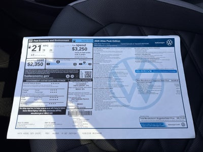 2026 Volkswagen Atlas 2.0T Peak Edition