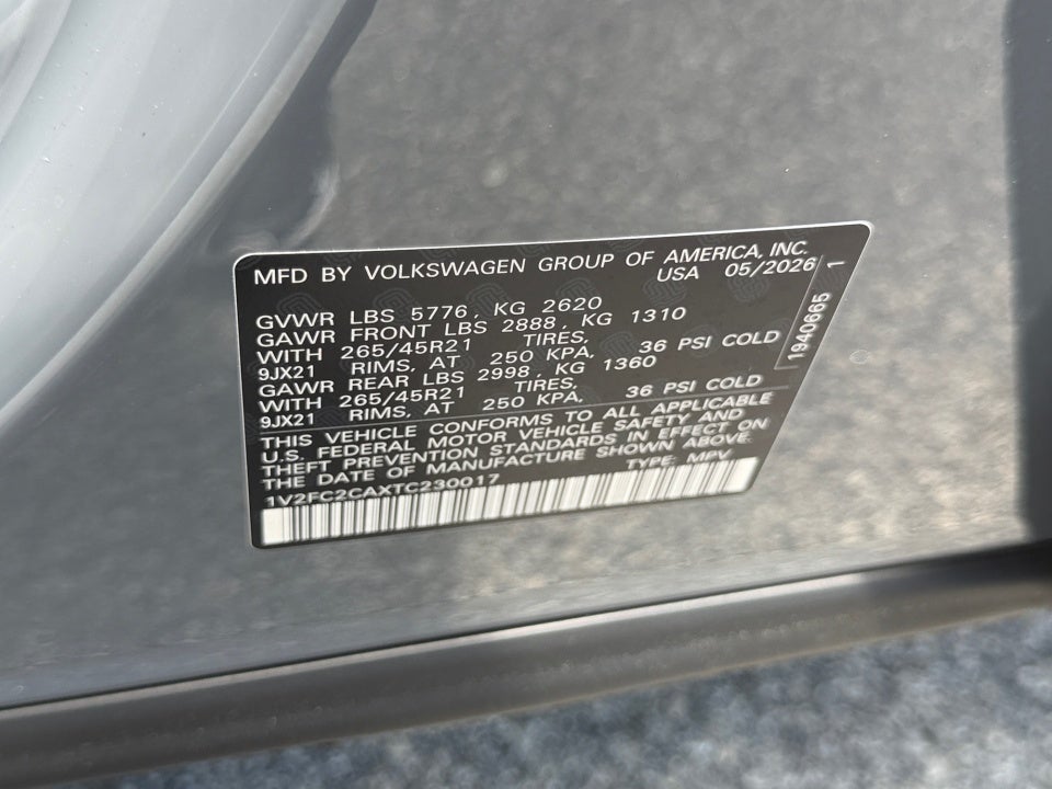 2026 Volkswagen Atlas Cross Sport SEL Premium R-Line