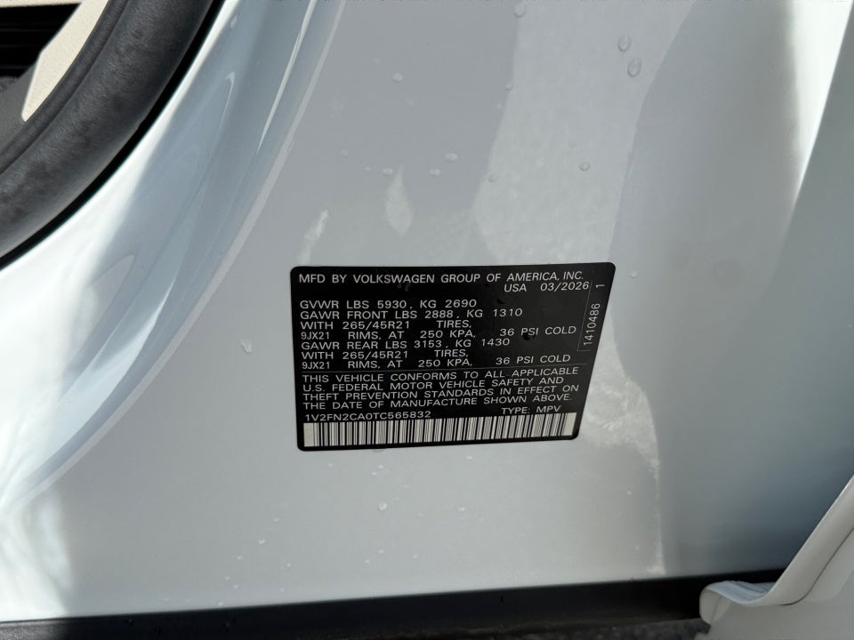 2026 Volkswagen Atlas SEL Premium R-Line