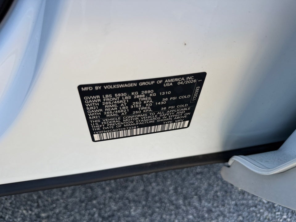2026 Volkswagen Atlas 2.0T SEL Premium R-Line