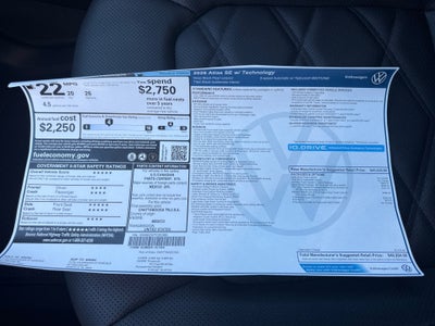 2026 Volkswagen Atlas SE with Technology