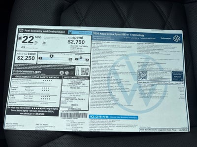 2026 Volkswagen Atlas Cross Sport 2.0T SE w/Technology