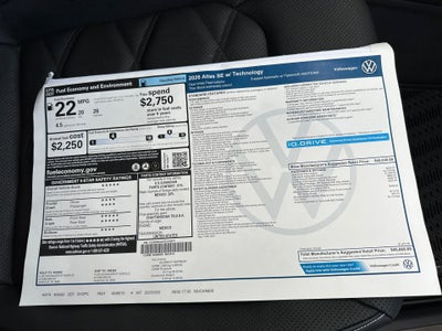 2026 Volkswagen Atlas 2.0T SE w/Technology