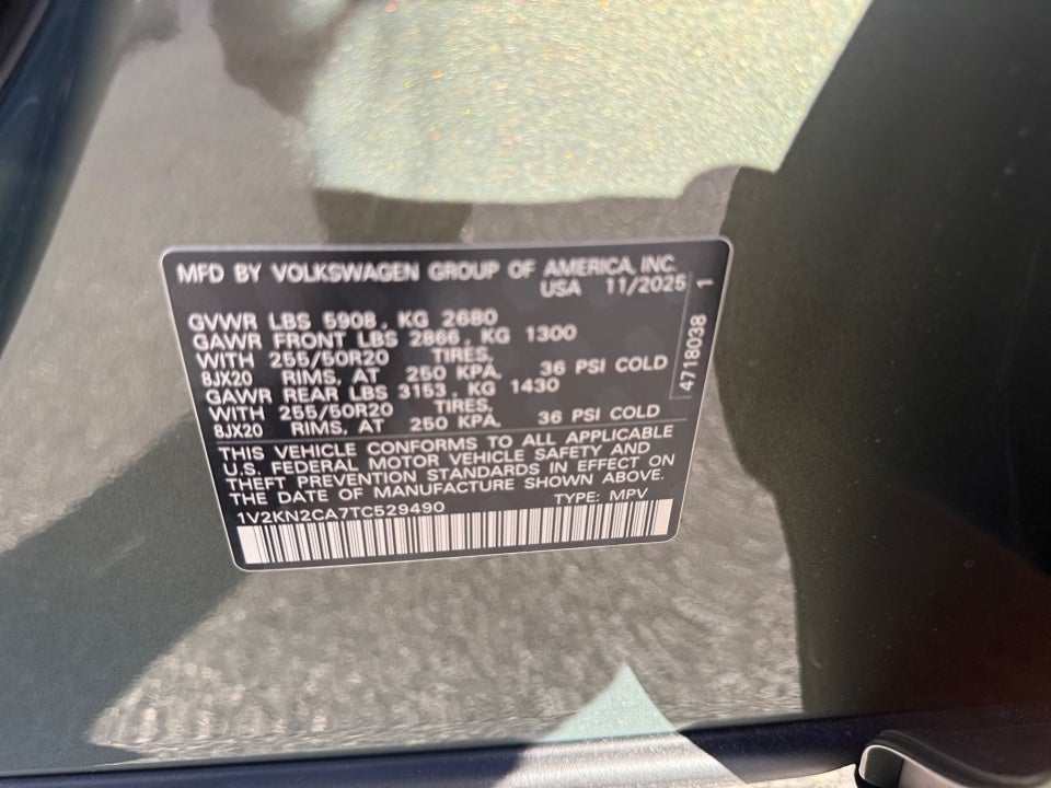 2026 Volkswagen Atlas SE with Technology