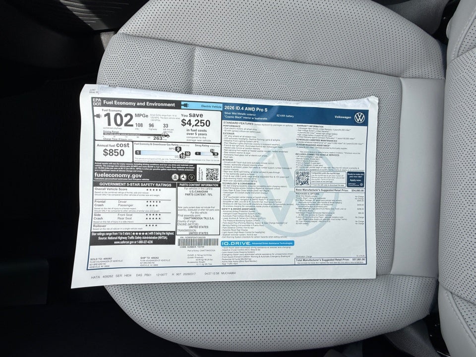 2026 Volkswagen ID.4 AWD Pro S