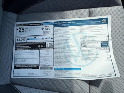 2026 Volkswagen Tiguan SE R-Line Black