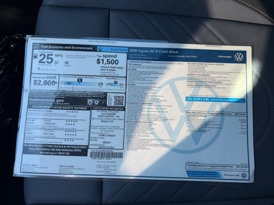 2026 Volkswagen Tiguan SE R-Line Black