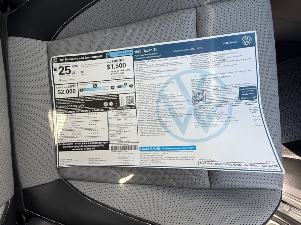 2026 Volkswagen Tiguan SE