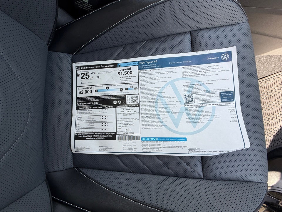 2026 Volkswagen Tiguan SE