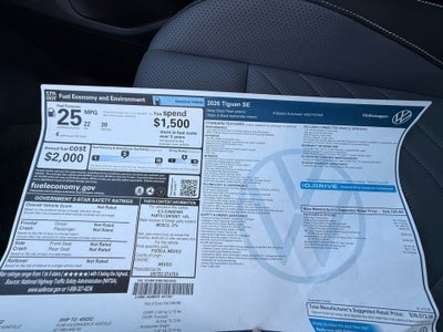 2026 Volkswagen Tiguan SE