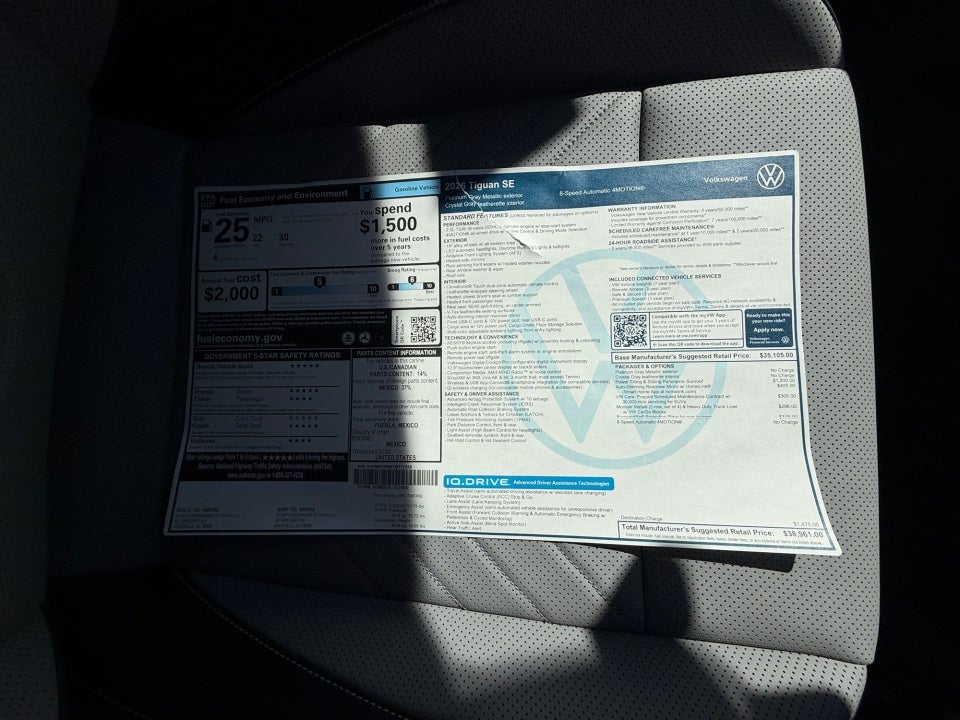 2026 Volkswagen Tiguan SE
