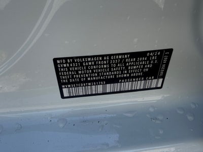 2026 Volkswagen Golf GTI SE