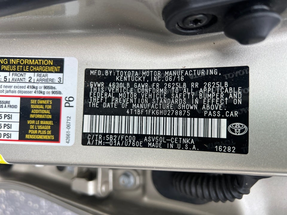 2017 Toyota Camry LE