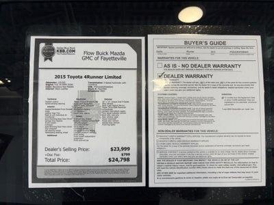 2015 Toyota 4Runner Limited