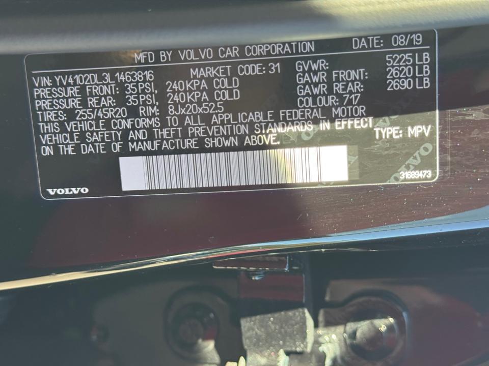 2020 Volvo XC60 Inscription