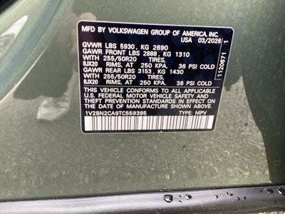 2026 Volkswagen Atlas SEL