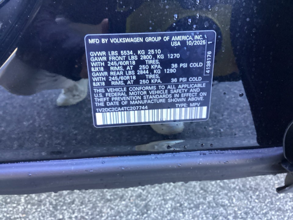 2026 Volkswagen Atlas Cross Sport SE