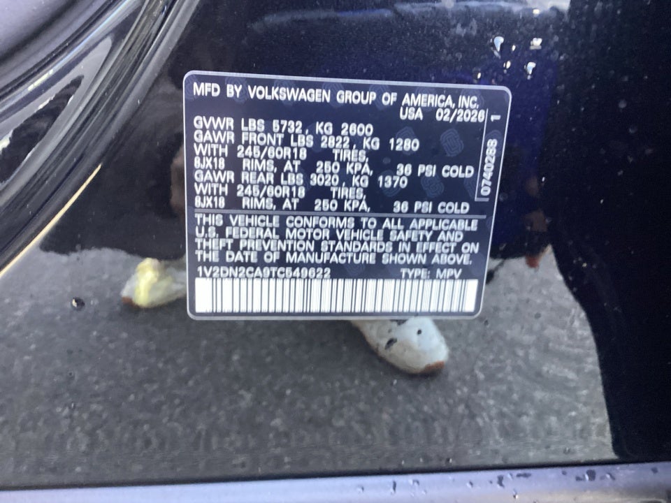 2026 Volkswagen Atlas SE