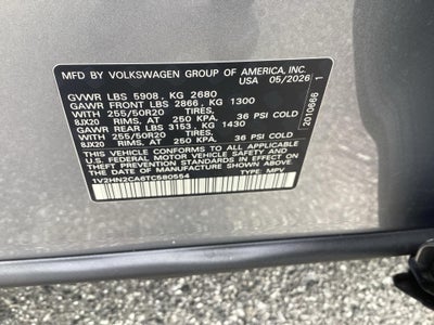 2026 Volkswagen Atlas 2.0T SE w/Technology