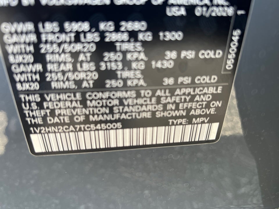 2026 Volkswagen Atlas SE with Technology