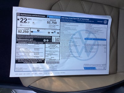 2026 Volkswagen Atlas Cross Sport 2.0T SE w/Technology