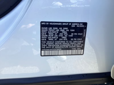 2026 Volkswagen Atlas 2.0T SE