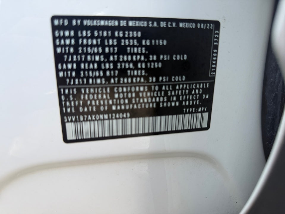 2022 Volkswagen Tiguan S
