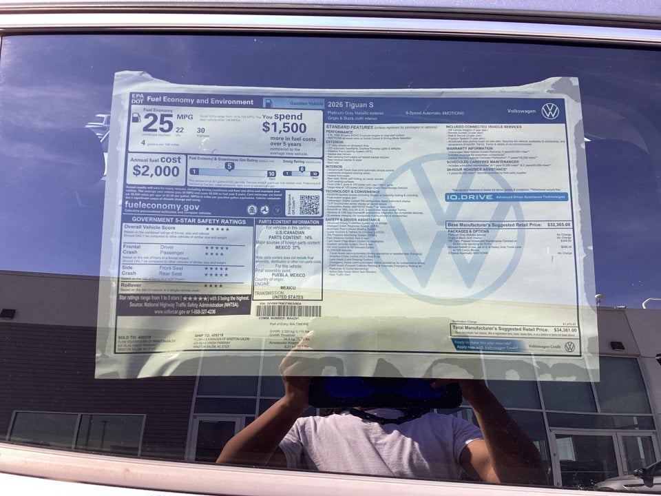 2026 Volkswagen Tiguan S