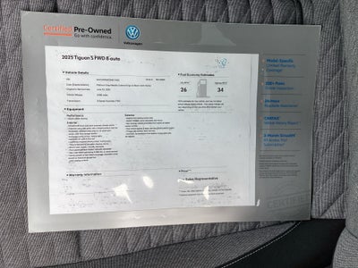 2025 Volkswagen Tiguan 2.0T S