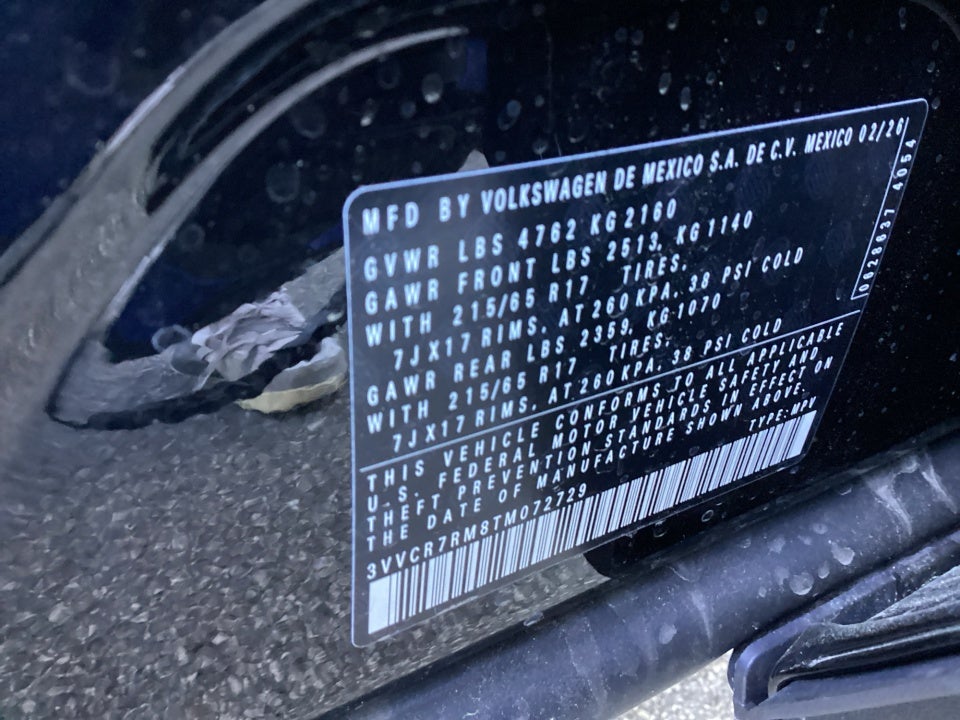 2026 Volkswagen Tiguan S