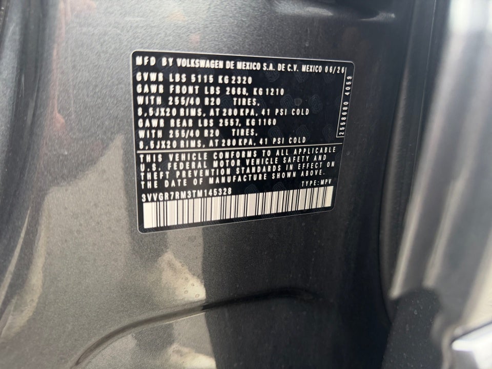 2026 Volkswagen Tiguan SE R-Line Black