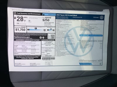 2026 Volkswagen Tiguan SE R-Line Black