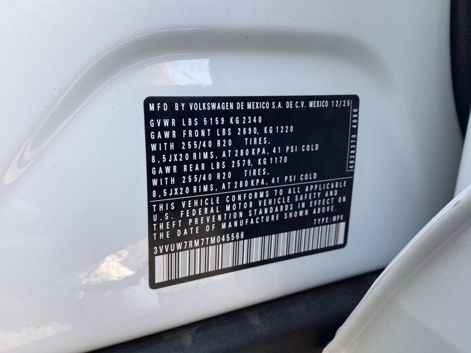 2026 Volkswagen Tiguan SEL R-Line Turbo