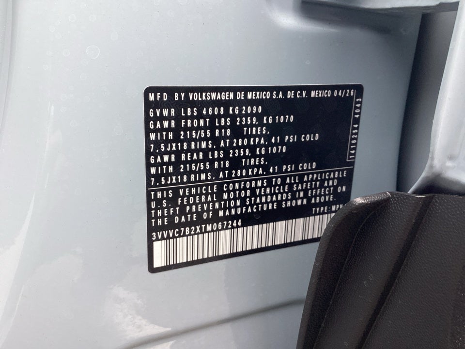 2026 Volkswagen Taos SE