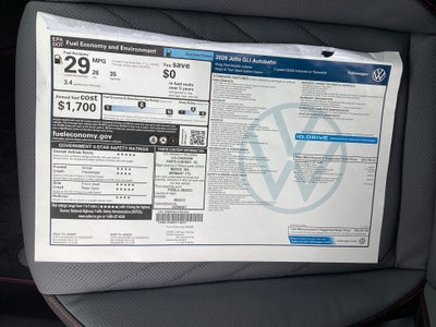 2026 Volkswagen Jetta GLI Autobahn