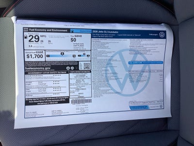 2026 Volkswagen Jetta GLI Autobahn