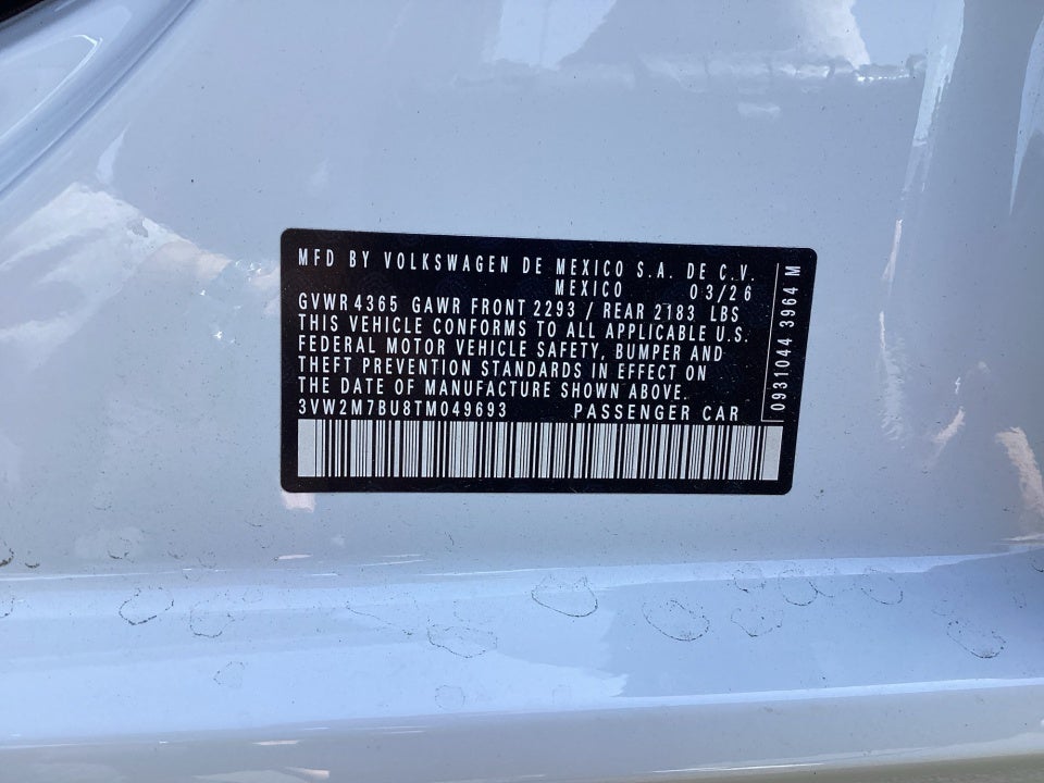 2026 Volkswagen Jetta GLI Autobahn