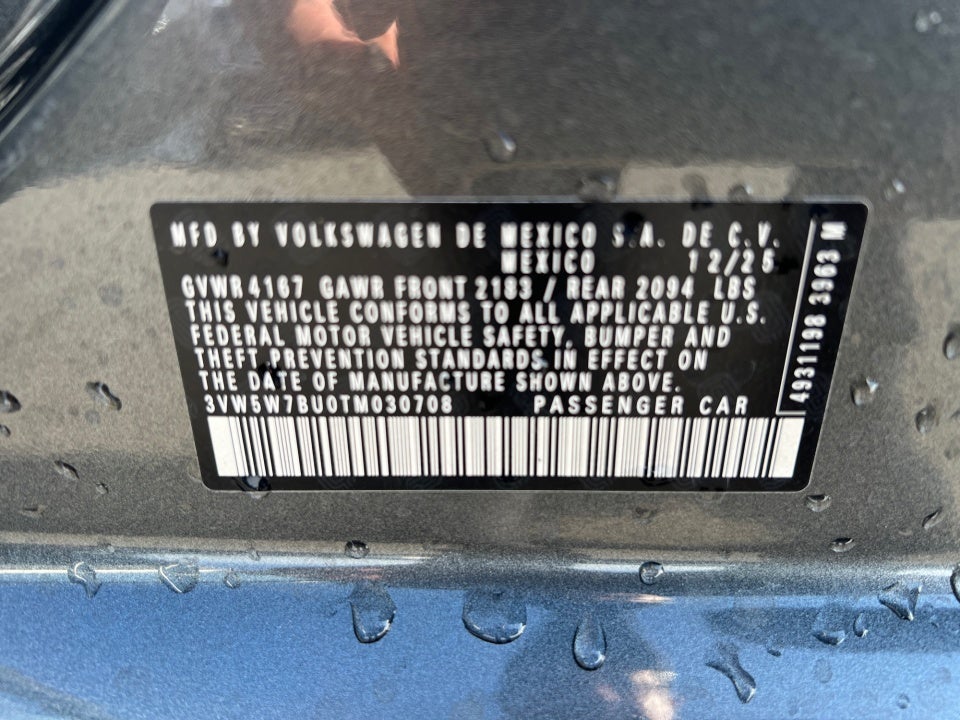 2026 Volkswagen Jetta S