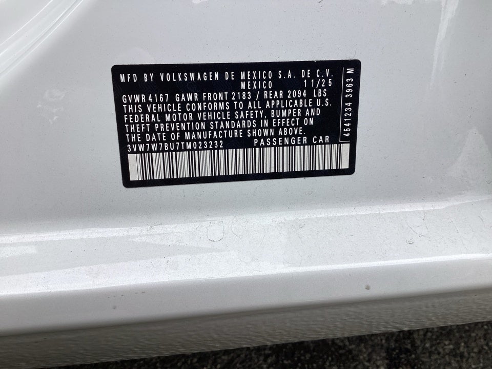 2026 Volkswagen Jetta SE