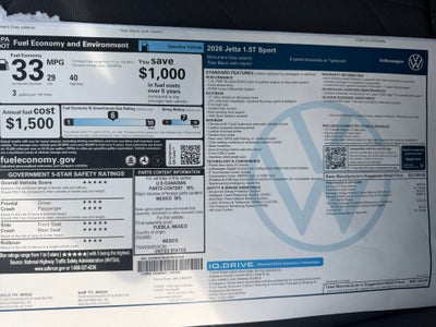 2026 Volkswagen Jetta Sport