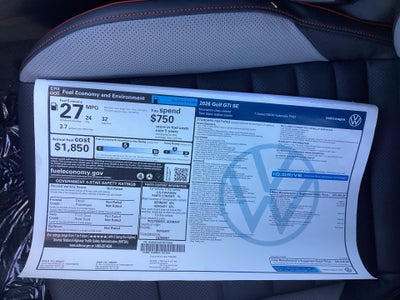 2026 Volkswagen Golf GTI SE