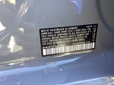 2026 Volkswagen Golf GTI SE