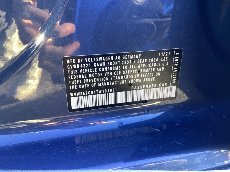 2026 Volkswagen Golf GTI SE