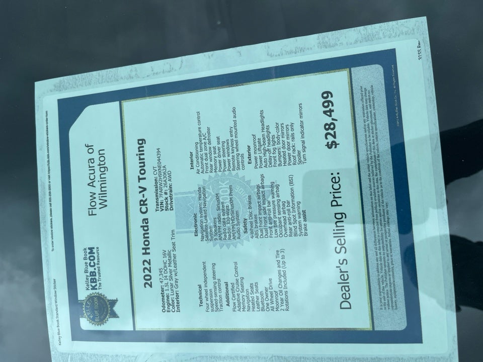 2022 Honda CR-V AWD Touring