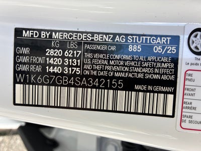 2025 Mercedes-Benz S 580 S 580