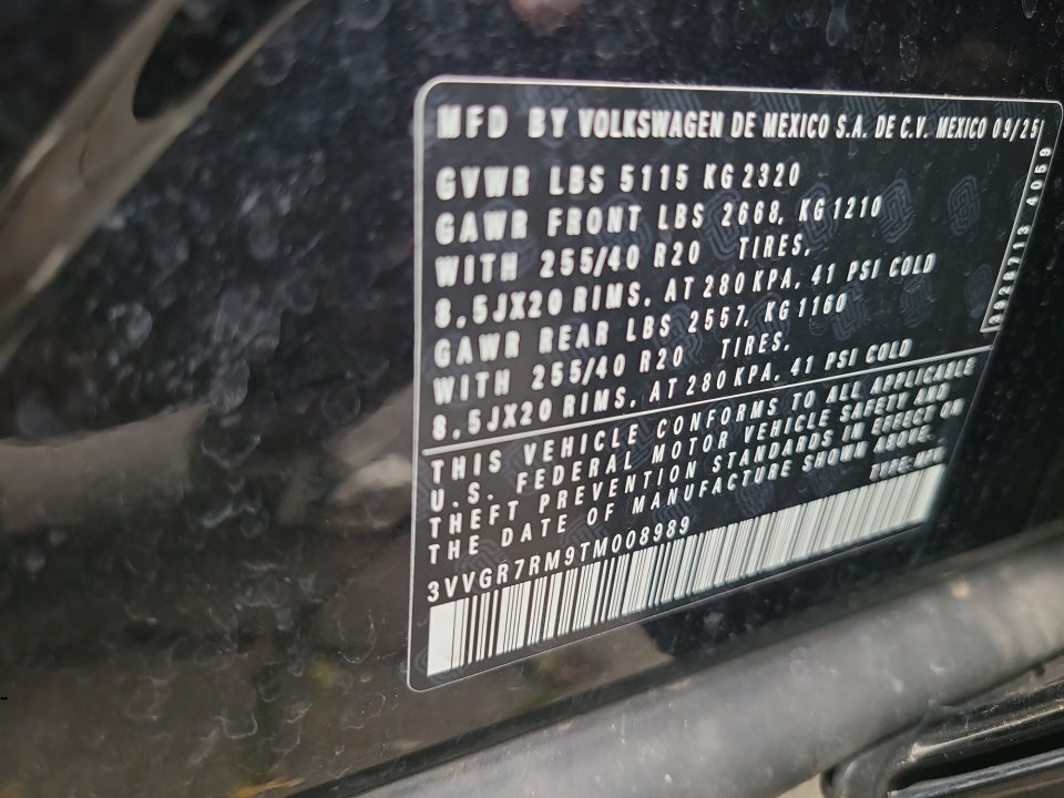 2026 Volkswagen Tiguan SE R-Line Black