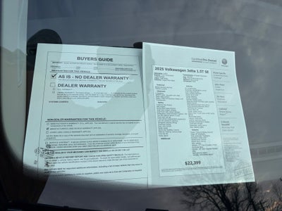 2025 Volkswagen Jetta 1.5T SE