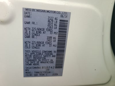 2014 Nissan Rogue SL