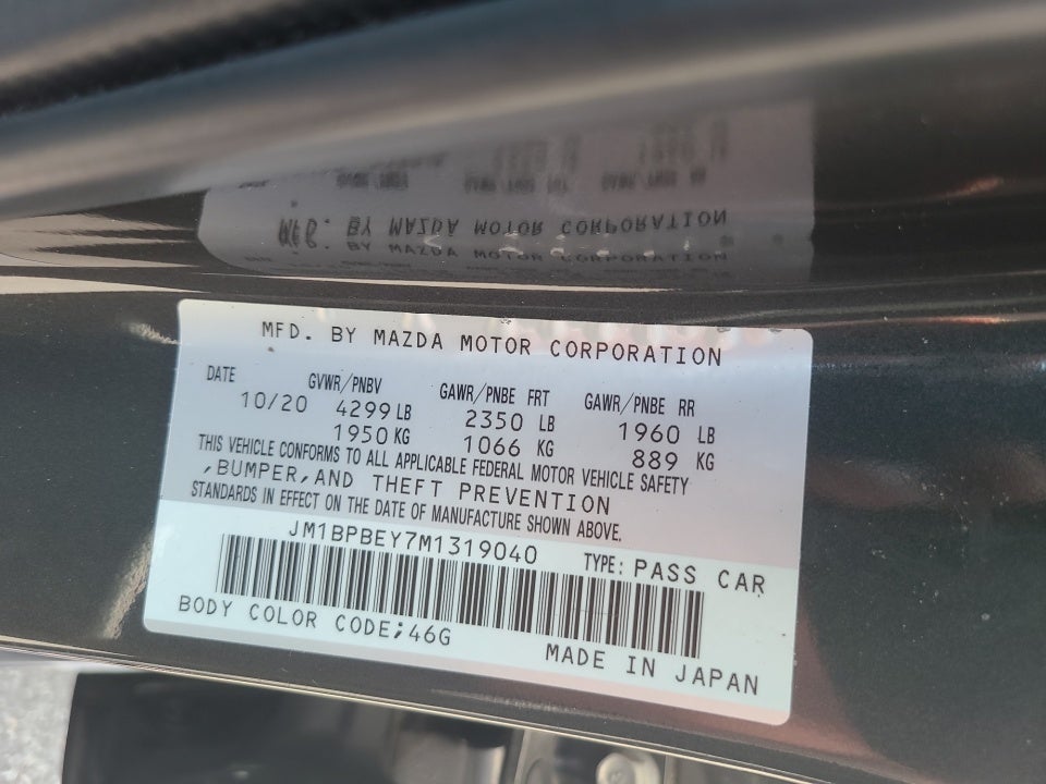2021 Mazda Mazda3 Sedan 2.5 Turbo Premium Plus