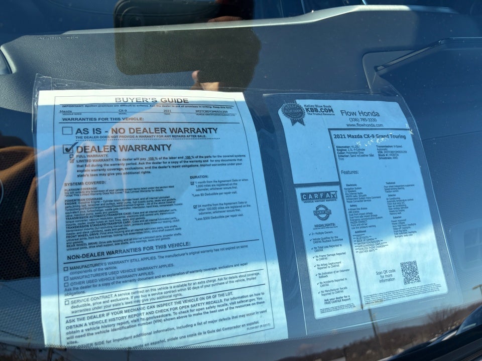 2021 Mazda Mazda CX-9 Grand Touring